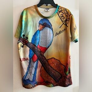 "Proyecto Cultural Muraleando" from Havana, Cuba. Sz. M w/Baldrich signature.